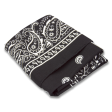 Paisley Bandanas PB2001 BLACK - 12 Pieces