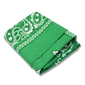 Paisley Bandanas PB2001 Green - 12 Pieces