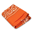 Paisley Bandanas PB2001 Orange - 12 Pieces