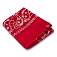 Paisley Bandanas PB2001 Red - 12 Pieces