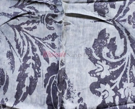 (image for) Premium flower print scarf #s0615-1