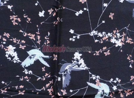 (image for) Infinity flower print scarf#s0626-3