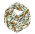 (image for) Premium Infinity Print Scarf S0117 Green
