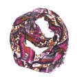 (image for) Premium Infinity Print Scarf S0172 Pink