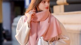 Solid Cashmere Feel Shawl