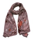 (image for) Premium heart print scarf #s0600-1