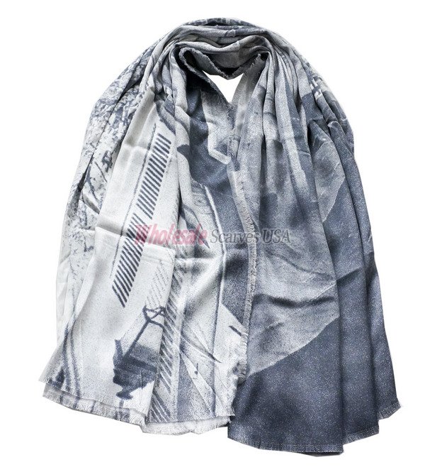 (image for) Premium other print scarf #s0605-1