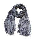 (image for) Premium flower print scarf #s0615-1