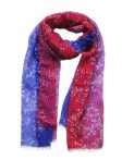 (image for) Premium flower print scarf #s0667-2