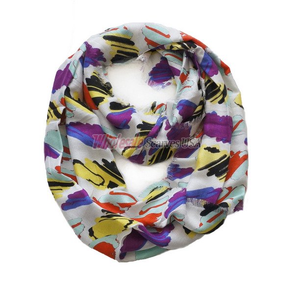 (image for) Infinity other print scarf#s0675-1