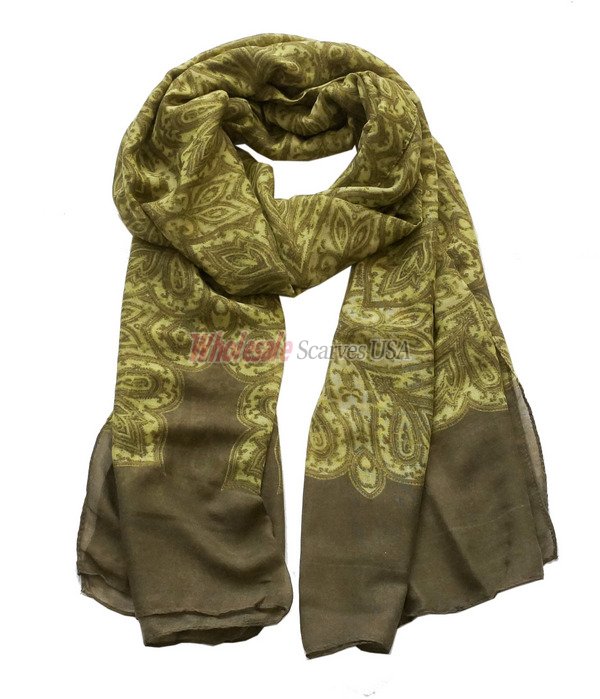 (image for) Premium other print scarf #s0684-1