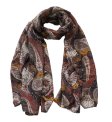 (image for) Premium paisley print scarf #s0709-1