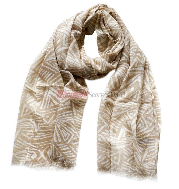 (image for) Premium other print scarf #s0714-2