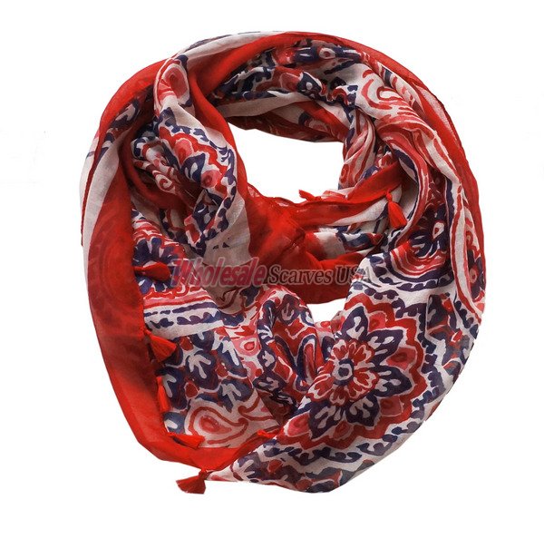 (image for) infinity paisley print scarf#s0726-1
