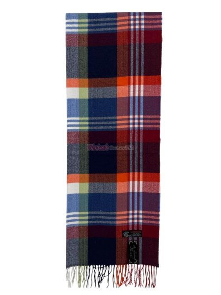 (image for) Cashmere Feel Classic Scarf 12-pack Blue/Green/White/Red/Navy