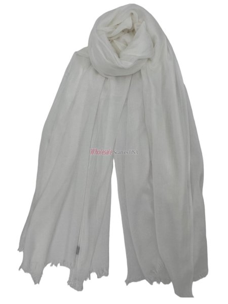 (image for) Premium Women Extreme Soft Scarf Wrap Shawl White