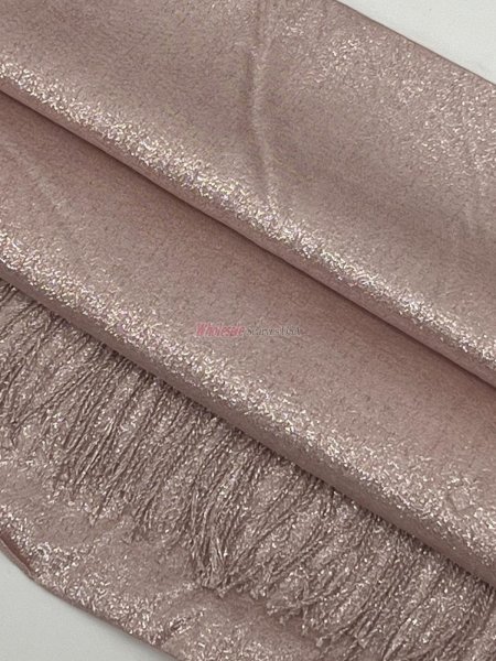 (image for) Glitter Pashmina Shawl Pink/Silver