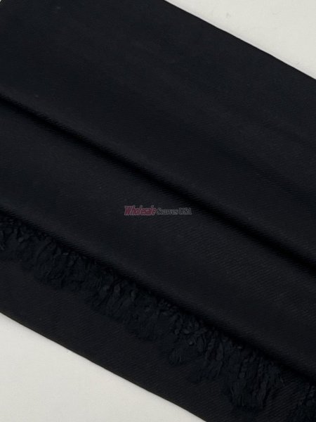 (image for) Solid Pashmina Black