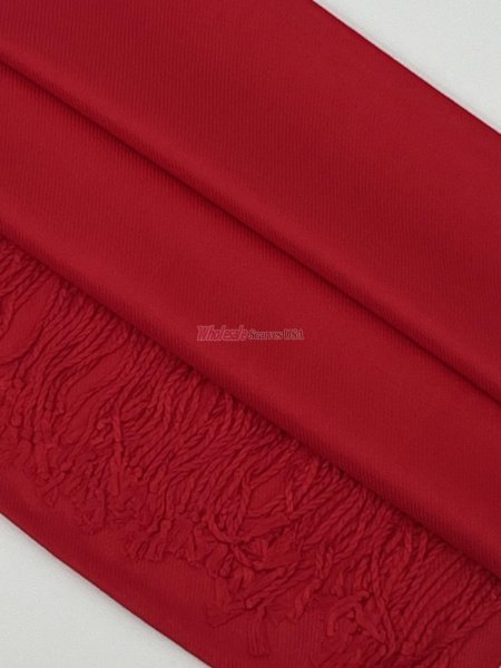 (image for) Solid Pashmina Red