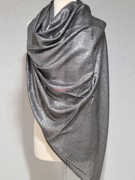 (image for) Shimmer Solid Wrap Black/Silver