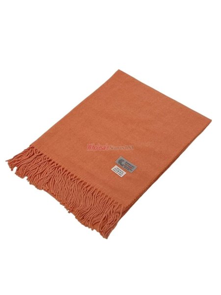 (image for) Cashmere Feel Shawl Orange