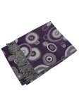 Circle Design Scarf Violet