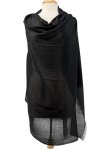 (image for) Premium Women Extreme Soft Scarf Wrap Shawl Black