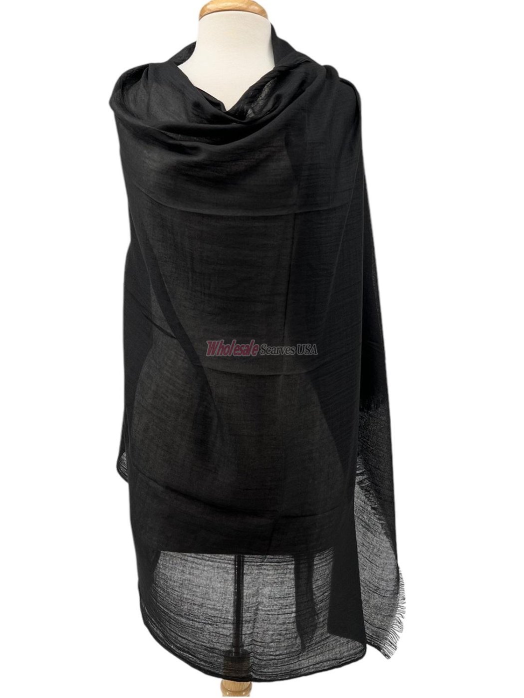 (image for) Premium Women Extreme Soft Scarf Wrap Shawl Black