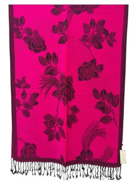 Rose Pashmina Fuchsia Rose Pashmina Fuchsia