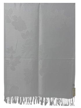 Rose Pashmina White Rose Pashmina White