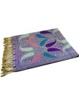 Beautiful Paisley Pashmina Purple/Blue