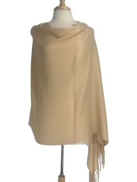 Wrap for Wedding Evening Party Beige