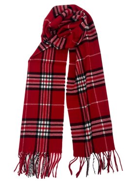 Cashmere Feel Classic Scarf 12-pack C07-1 red