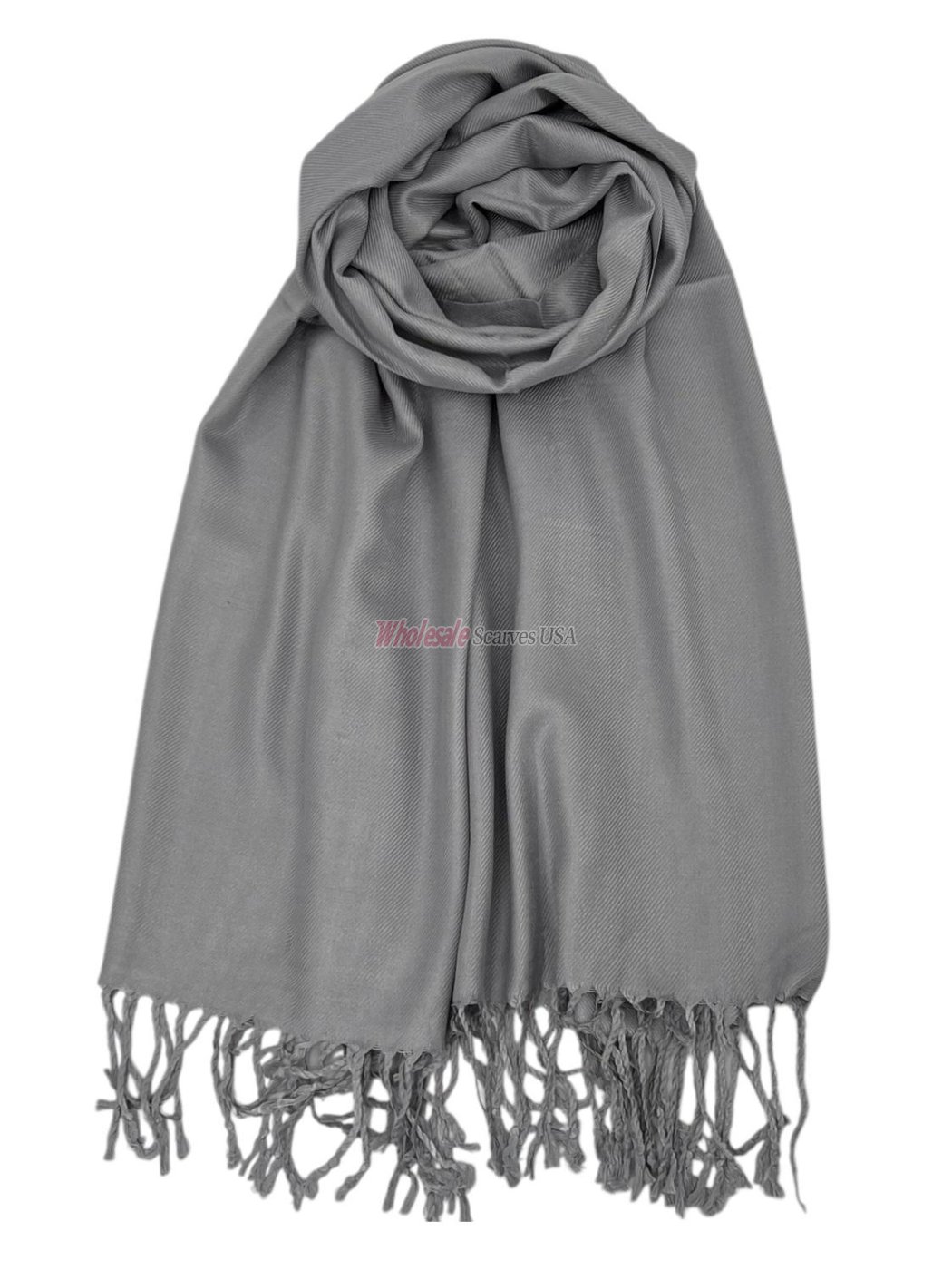 (image for) Solid Pashmina Light Grey