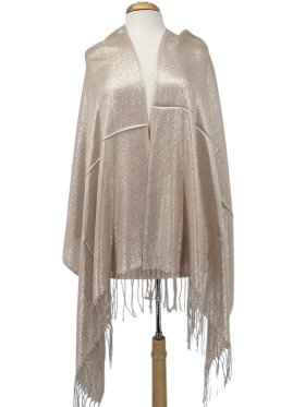 Glitter Pashmina Shawl Seashell