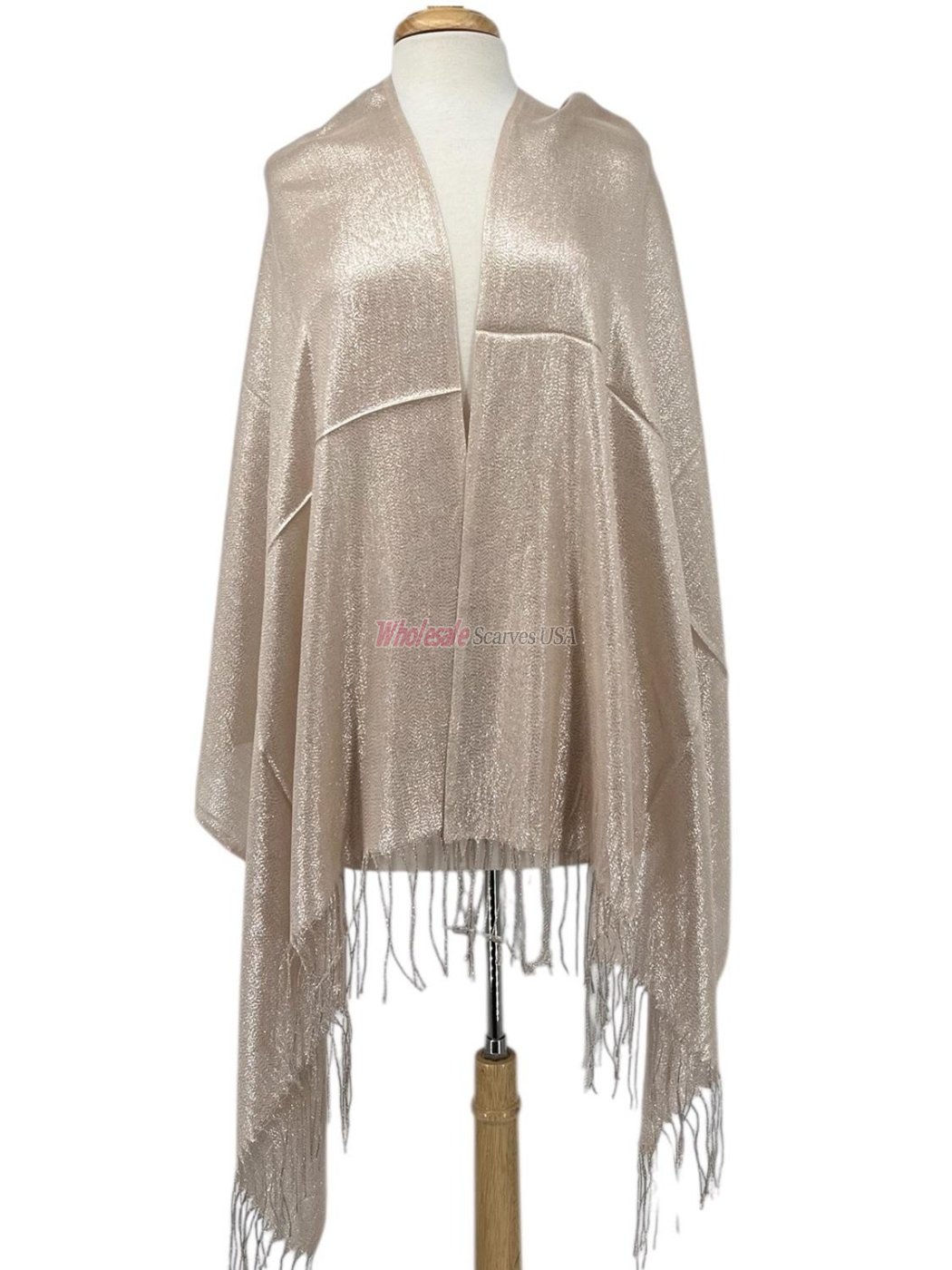 (image for) Glitter Pashmina Shawl Seashell