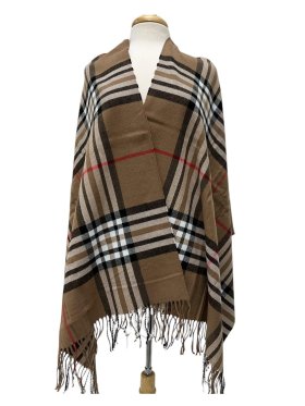 Cashmere Feel Classic Shawl Brown