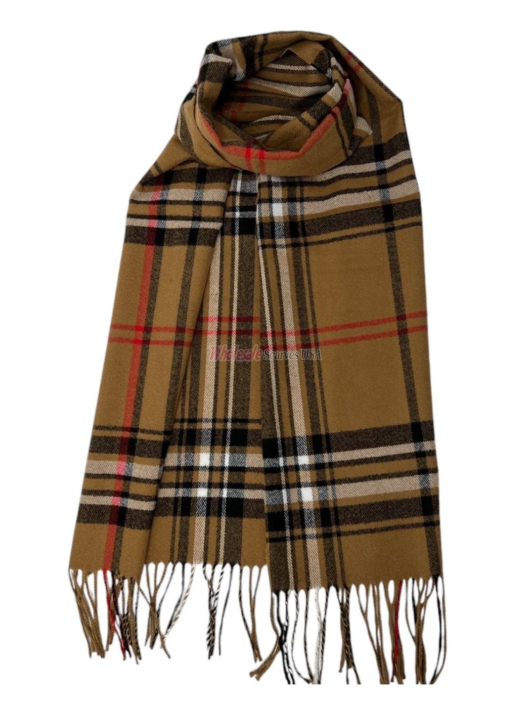 (image for) Woven Classic Scarf 12-pack Beige/Black/White/Red C162