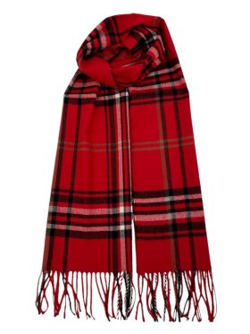 Cashmere Feel Classic Scarf 12-pack Red/White/Black/Beige C184