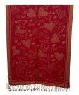 (image for) Love Heart Pattern Pashmina AH03001 (12 Colors, 1dz)