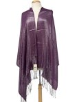 (image for) Glitter Pashmina Shawl Purple