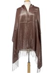 (image for) Glitter Pashmina Shawl Brown