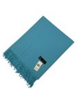 (image for) Woven Plain Scarf Baby Blue