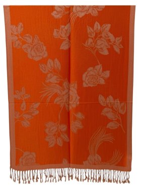 Rose Pashmina Orange Rose Pashmina Orange