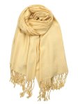 (image for) Solid Pashmina Yellow