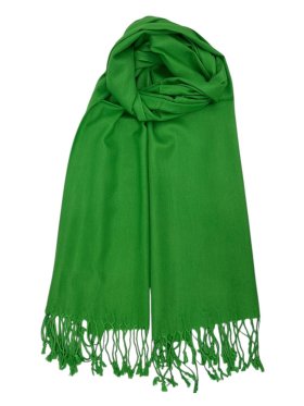 Solid Pashmina Christmas Green