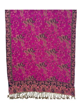 Small Paisley Scarf Fuchsia Small Paisley Scarf Fuchsia