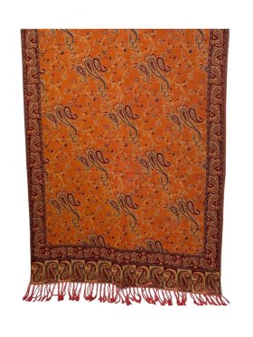 Small Paisley Scarf Tangerine Small Paisley Scarf Tangerine