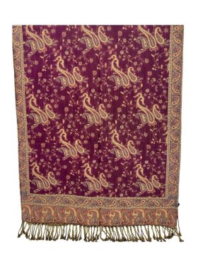 Small Paisley Scarf L- Purple Small Paisley Scarf L- Purple