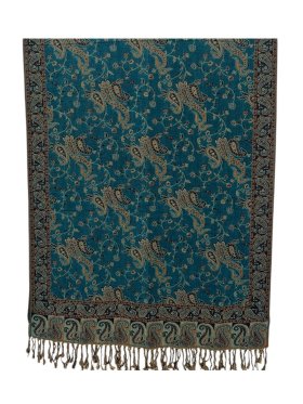 Small Paisley Scarf Teal Small Paisley Scarf Teal